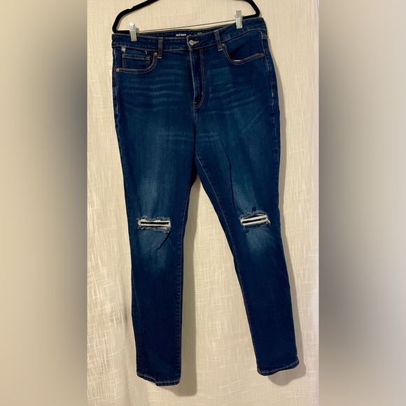 Old Navy High Rise O.G. Straight Jeans (16) - Picture 1 of 5